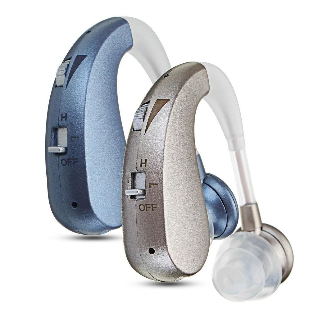Single Pack Rechargeable Hearing Aids Hearing Amplifier Noise Reduction Adaptive Feedback Cancellation