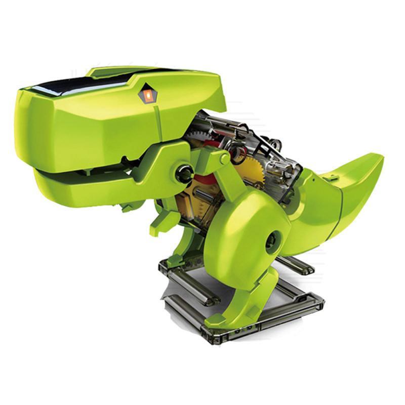 3 In 1 Solar Dinosaur DIY Model Building Block Kits Assembly Toy Gift For Children Adult Creative Science And Education Toy