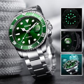 Top Brand DOM Luxury Men's Watch 30m Waterproof Date Clock Male Sports Watches Men Quartz Wrist Watch Relogio Masculino
