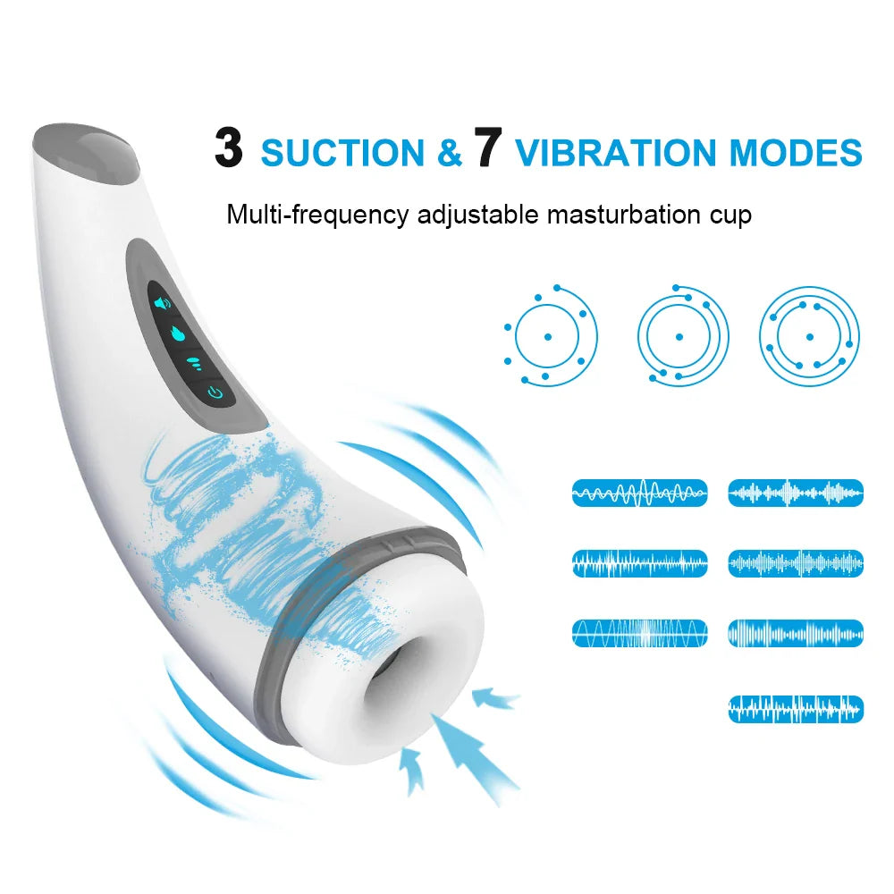 Male Automatic 360¡ã Deep Throat Sucking Heating Voice Interacion Masturbation Cup Training Tool to Prolong Sexual Endurance