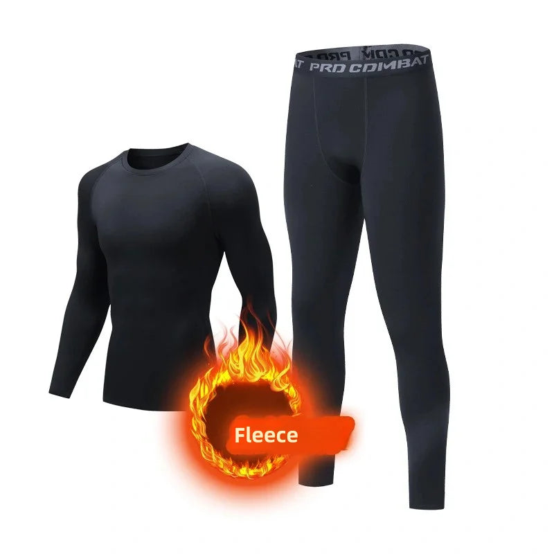 Men’s Thermal Underwear Sets Sport Base Layer 2025 Winter Gear Compression Suits for Skiing Running Long Johns