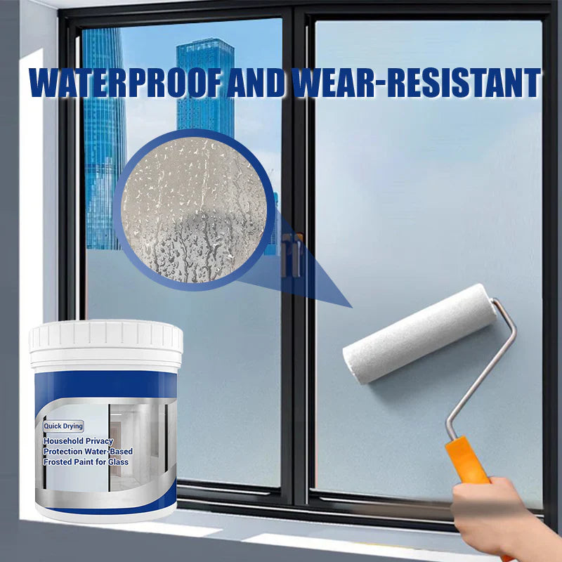 Water-Based Glass Frosted Paint Privacy Protection Bathroom Living Room Matte Anti Peeping Paint Coating Sunscreen Glass Paint