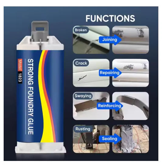 110g Welding Glue Casting Metal Repair AB Glue High Temperature Heat Resistant Glue For Metal Liquid Weld For Metal In Lieu Of Welding