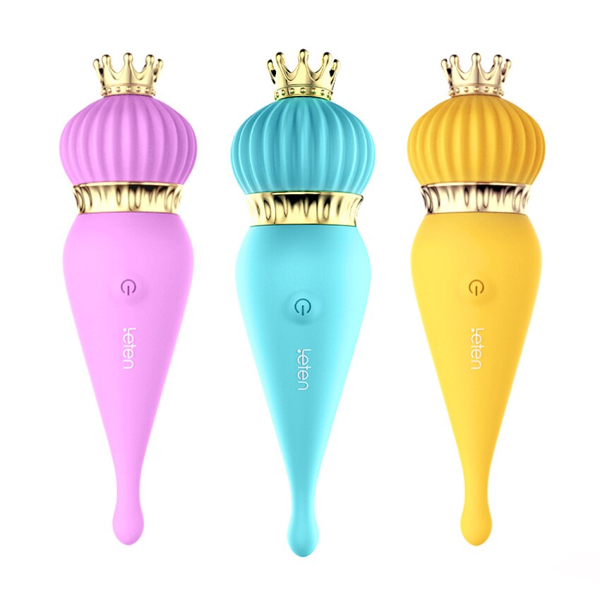 Leten® Female Masturbator Honey Bean Stick Vibrator G Spot Clitoris Stimulation Adult Sex Toys For Women Massager Usb Charging Sex Tool