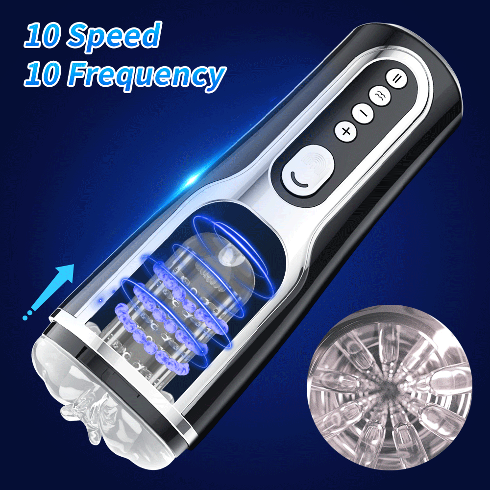 Male Sex Toy Automatic Sucking Telescopic Rotating Masturbator Cup For Men Real Vaginal Suction Pocket Blowjob
